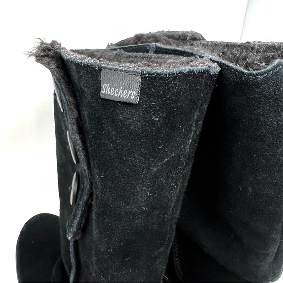 Skechers Australia Black Boots Size 7.5 - Picture 4 of 8
